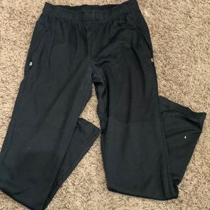 All in motion sweatpants. Large 12-14 girls. All black with zip up pockets